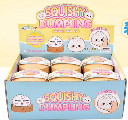 Mystery Squishy Neon Dumpling Stress Relief Toy
