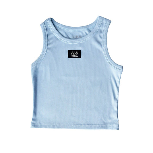 DD-TANK LIGHT BLUE LULU MAC SOLID TANK TOPS