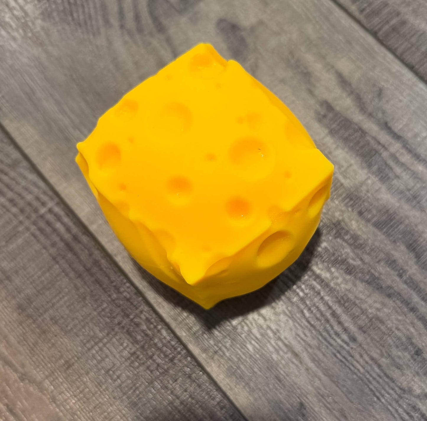 Squishy Squish Cheese Block Cube of Cheddar