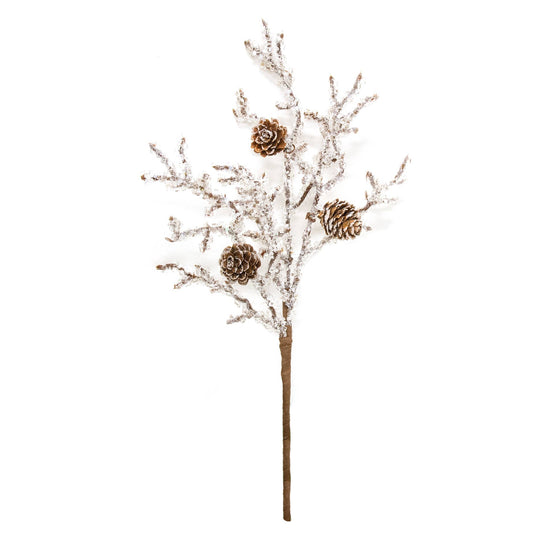 Frozen Twigs & Pine Pick, 14"