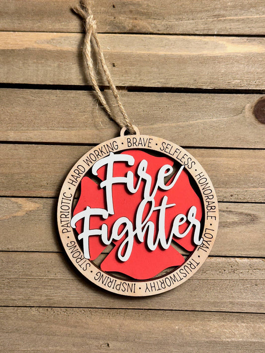 Fire Fighter Ornament