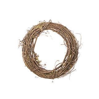 14" Round Grapevine Wreath - DECOE-034