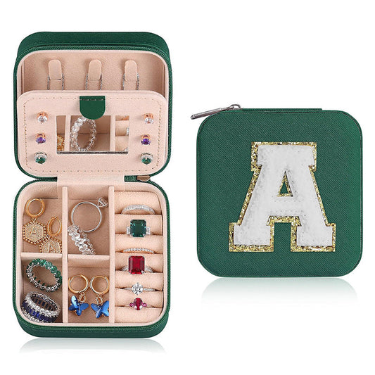 RTS: University Chenille Letter Jewelry Box-