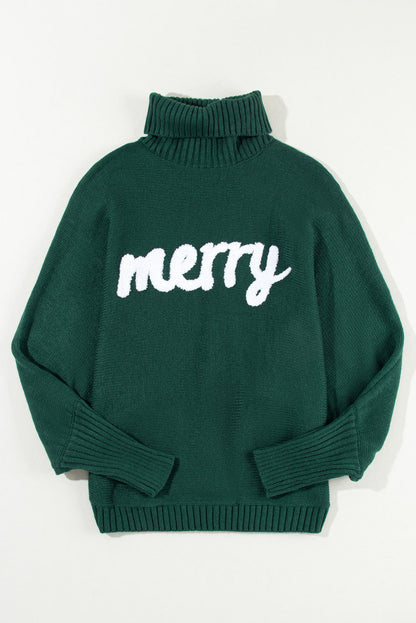 Green Merry Embroidered Sweater LT