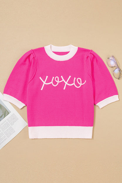 Pink XOXO Sweater November.